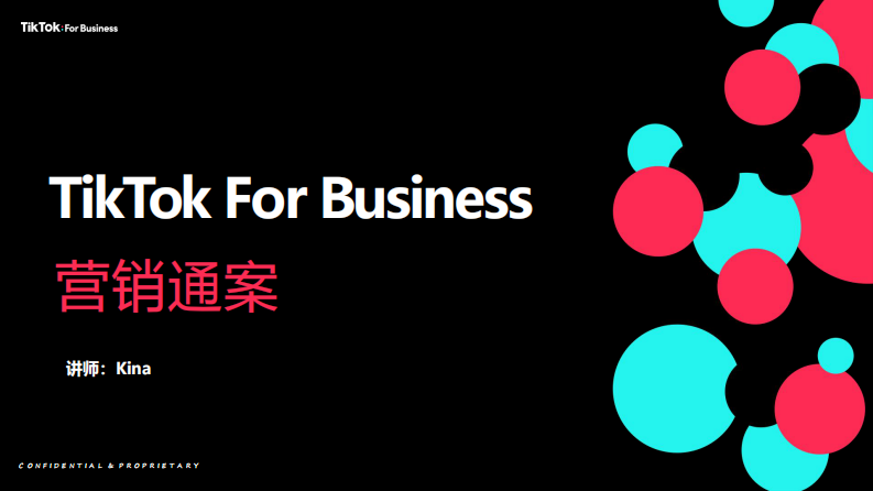 TikTok For Business营销通案