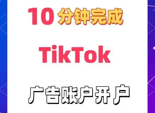 tiktok开户服务商